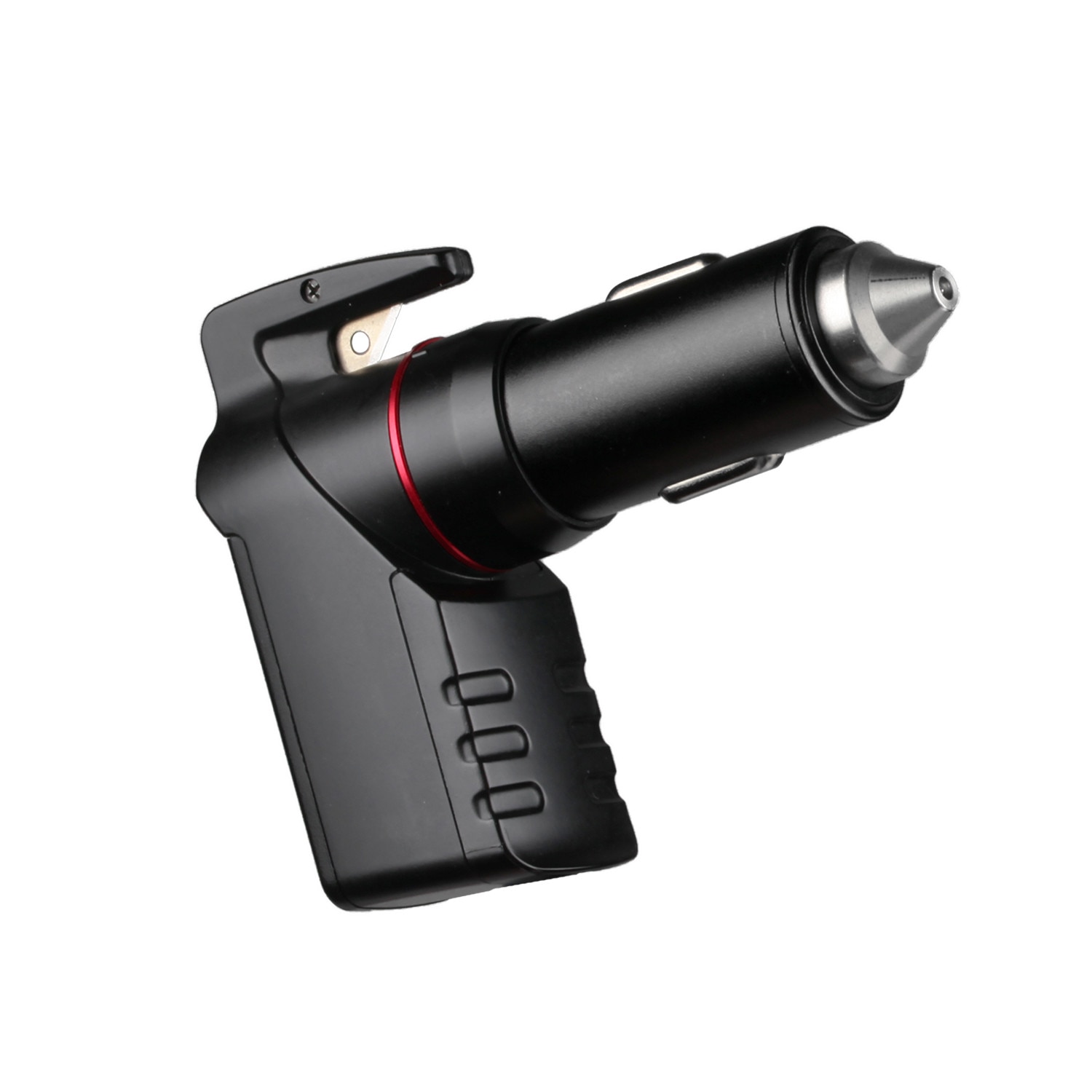 Incarcator auto cu functii de ciocan de siguranta ZTYLUS STINGER Plus (negru)