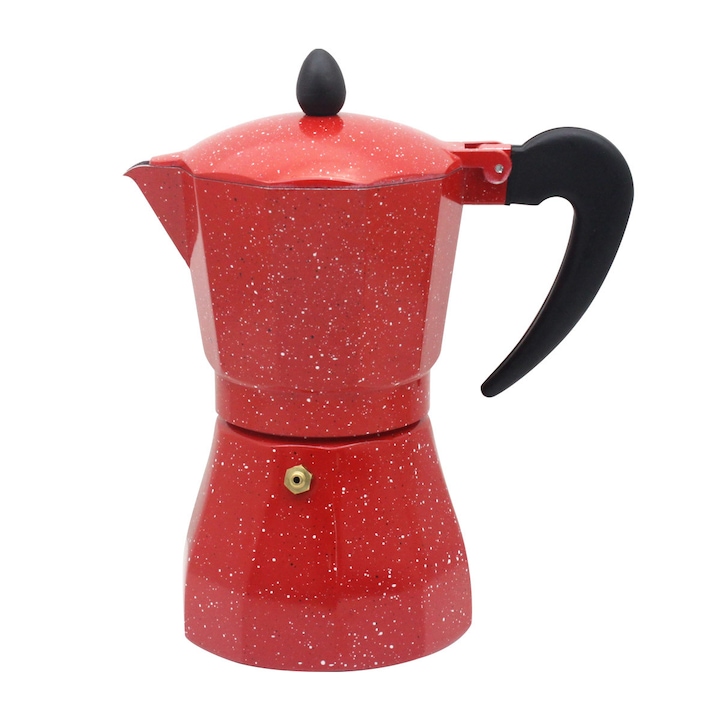 ZEPHYR ZP1173N6 Kubai kávéfőző, 6 csésze, piros / fekete