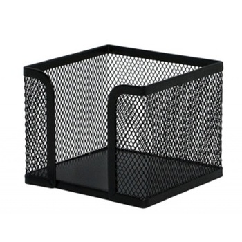 Suport metalic Mesh, pentru cub notite, Q-Connect - negru Suport metalic Mesh, pentru cub notite, Q-Connect - negru