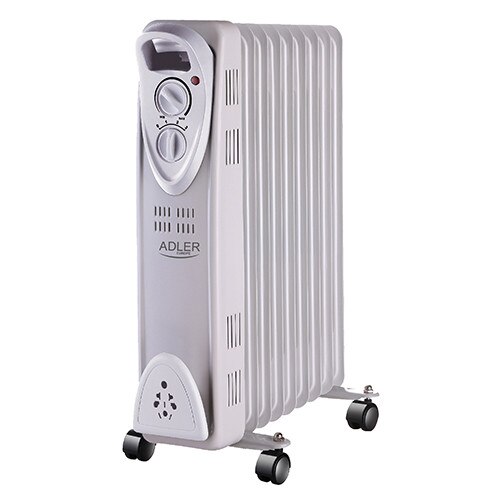 Calorifer electric Adler AD 7808, termostat, 9 elemente, 2000W