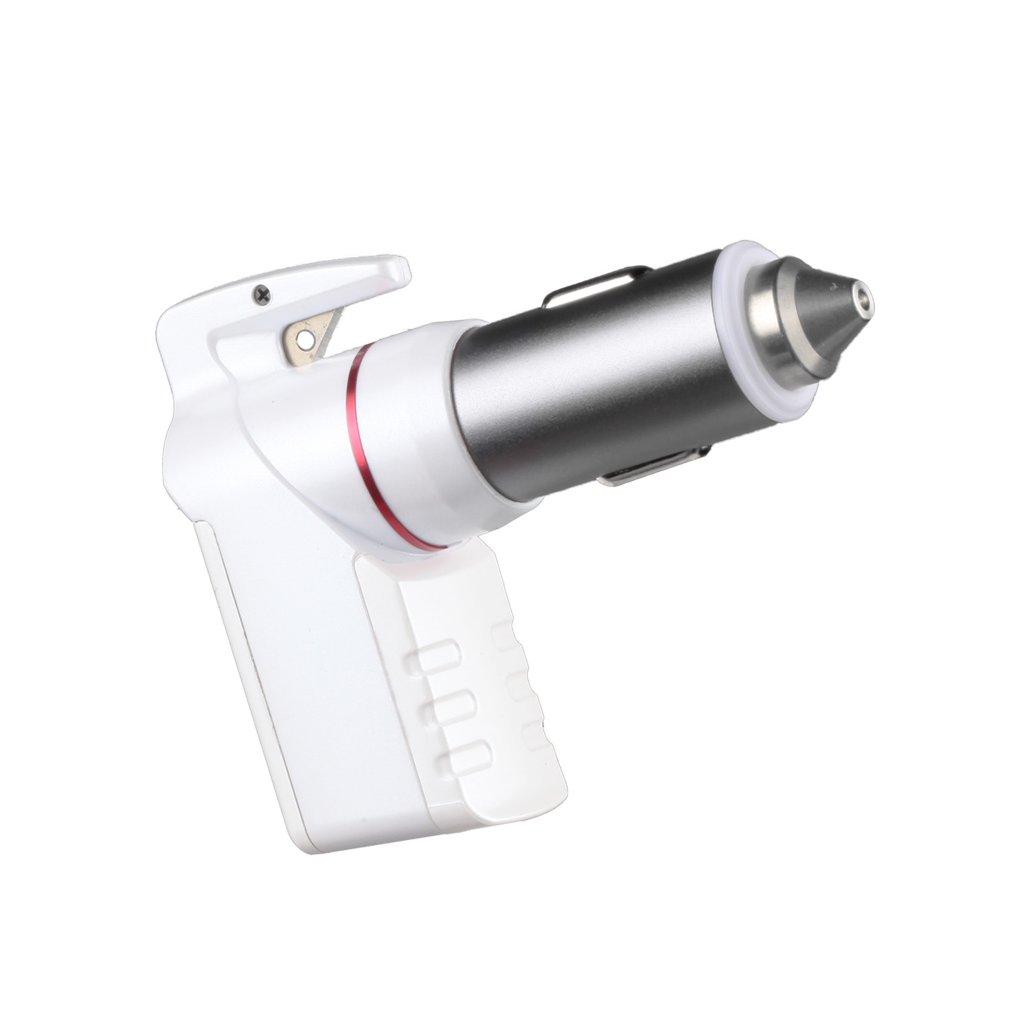 Incarcator auto cu functie de taiere centura si spargere parbriz Ztylus Stinger USA Plus (Alb)