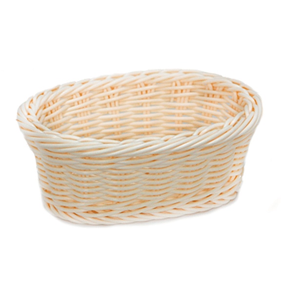 Cos RAKI servire paine ,fructe oval 20x13x8cm rezistent la apa se poate spala in masina de spalat vase culoare natural