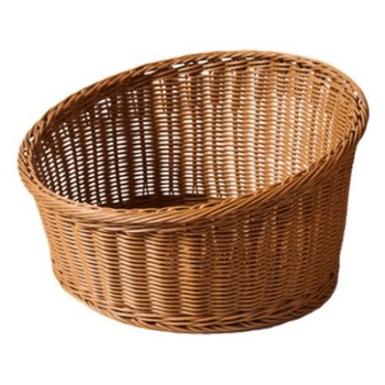 Cos rotund RAKI servire paine ,fructe, legume 36x10(H1)x20(H2)cm rezistent la apa se poate spala in masina de spalat vase culoare cafea Cos rotund RAKI servire paine ,fructe, legume 36x10(H1)x20(H2)cm rezistent la apa se poate spala in masina de spalat vase culoare cafea