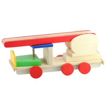 Camioneta de pompieri Winky, lemn Camioneta de pompieri Winky, lemn