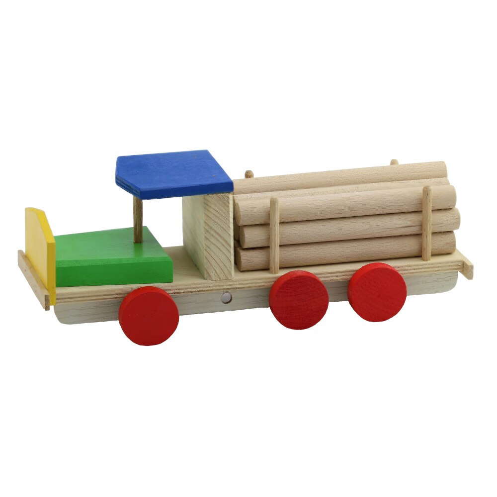 Camioneta Winky pentru transport busteni, lemn multicolor