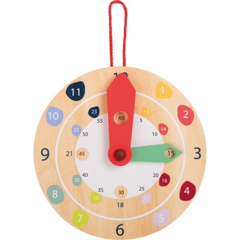 Jucarie educativa din lemn, Legler, ceas de perete Educate Jucarie educativa din lemn, Legler, ceas de perete Educate