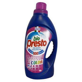 Detergent rufe lichid Bio Presto, Color, 23 spalari, 1.5 L Detergent rufe lichid Bio Presto, Color, 23 spalari, 1.5 L
