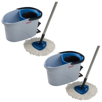 Set 2x Galeata si Mop rotativ, 157153 Vileda, UltraSpin Mini Starter Kit Set 2x Galeata si Mop rotativ, 157153 Vileda, UltraSpin Mini Starter Kit