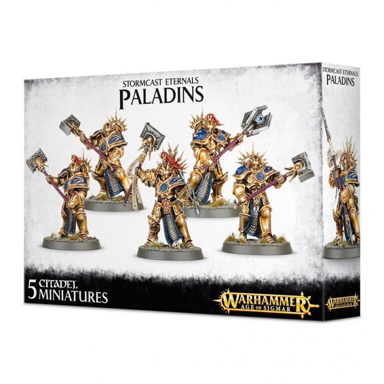 Joc de societate cu miniaturi Warhammer Age of Sigmar - Stormcast Eternal Paladins, limba engleza, extensie