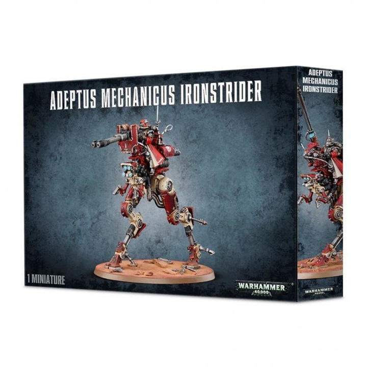 Joc de societate cu miniaturi Warhammer 40.000 - Adeptus Mechanicus Ironstrider Ballistarius, limba engleza, extensie