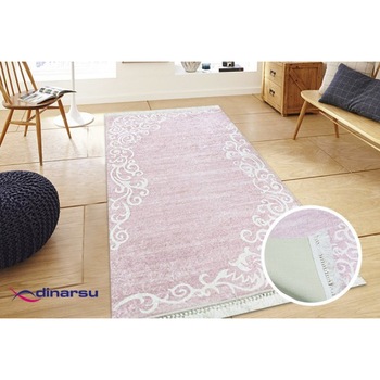 Covor Dinarsu, Sunshine 1081 Rose 120x160, densitate covor 1.5 KG/m², Lavabil chiar si la masina de spalat Covor Dinarsu, Sunshine 1081 Rose 120x160, densitate covor 1.5 KG/m², Lavabil chiar si la masina de spalat