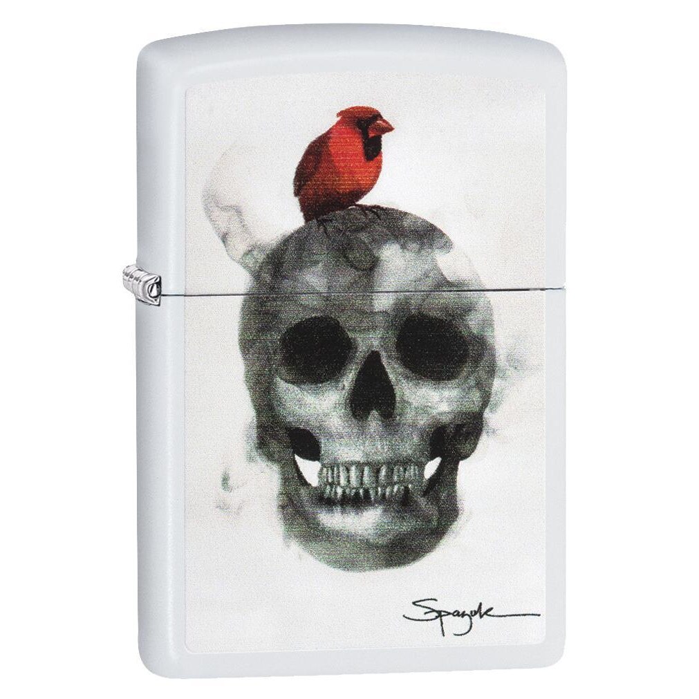Bricheta Zippo White Matte Spazuk