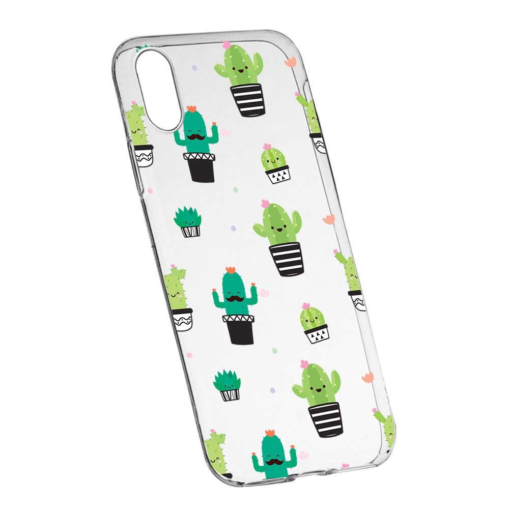 Husa pentru Apple iPhone XR, Silicon, Slim, Cactus, 165