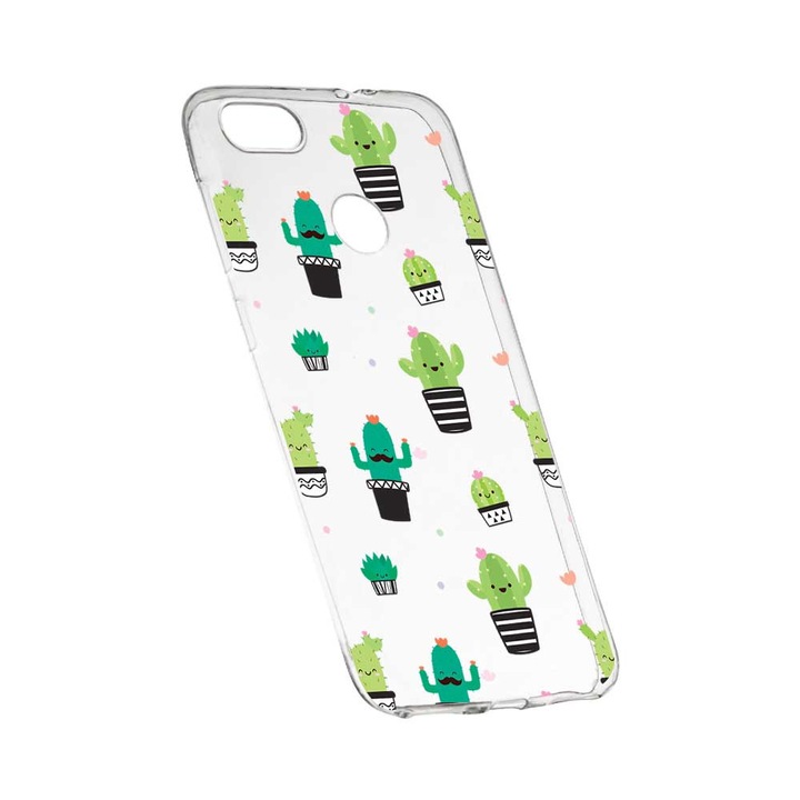 Капак за HTC Desire 12 Plus, Silicon, Slim, Cactus, 165