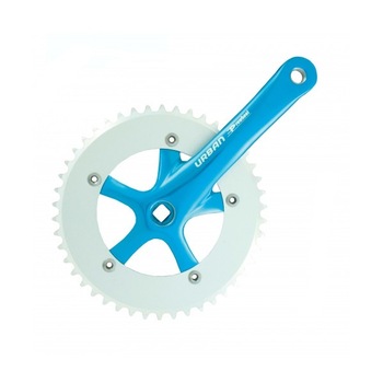 Pedalier aluminiu Prowheel 46TX1/8X165 culoare albastru Pedalier aluminiu Prowheel 46TX1/8X165 culoare albastru