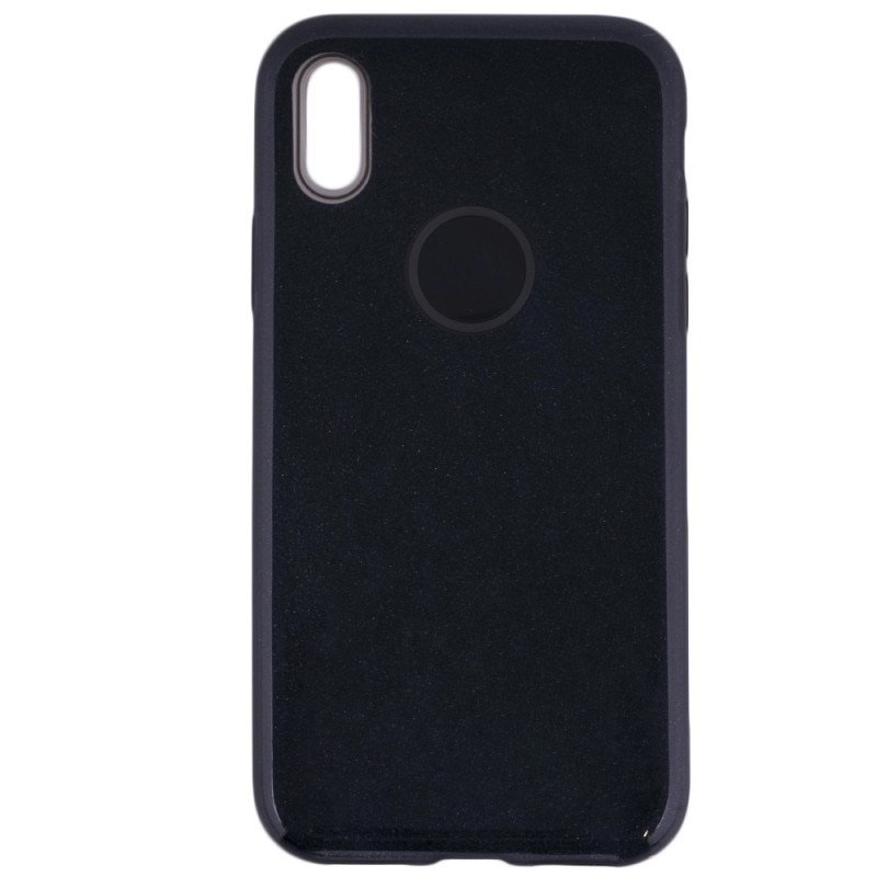 Husa spate EuroCELL Shiny pentru iPhone XR, negru