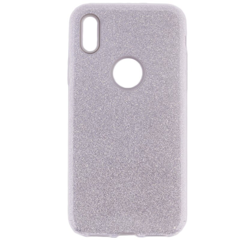 Husa spate EuroCELL Shiny pentru iPhone XR, argintiu