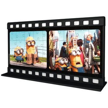 Puzzle 3D Ravensburger Minions diafilm, 108 piese Puzzle 3D Ravensburger Minions diafilm, 108 piese