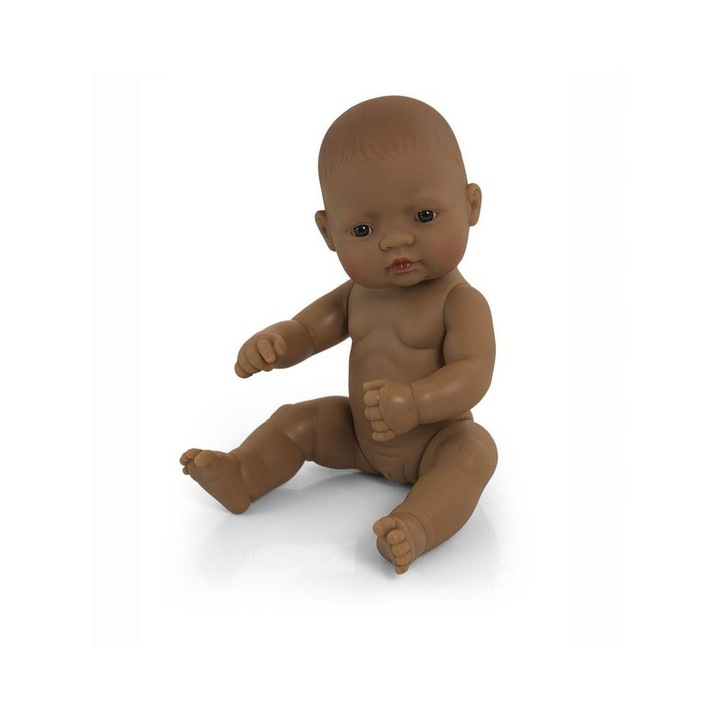 Papusa, 32 cm, fara haine, fetita latin-americana