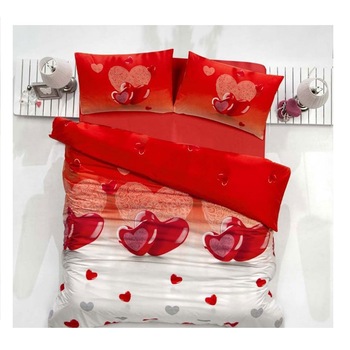 Lenjerie de pat IDL Dream Love pentru 2 persoane, 4 piese, 240x260 potrivita pentru paturile matrimoniale, Confectionata din bumbac 100% pentru o calitate sporita, datorita texturii special create pentru a rezista uzurii Lenjerie de pat IDL Dream Love pentru 2 persoane, 4 piese, 240x260 potrivita pentru paturile matrimoniale, Confectionata din bumbac 100% pentru o calitate sporita, datorita texturii special create pentru a rezista uzurii
