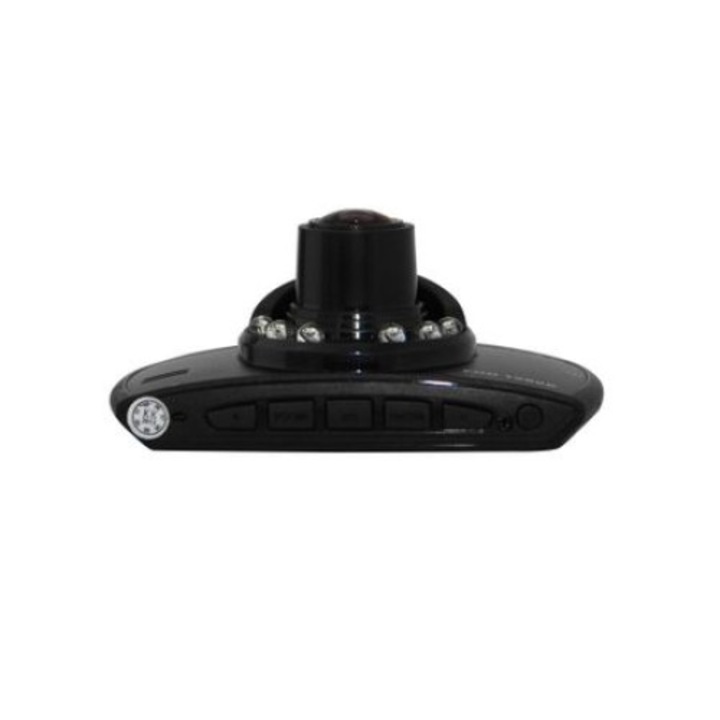 Комплект видеокамера и селфи пръстен за кола Furnizor Online, 5 Мега пиксел, 170 Градус, Черен