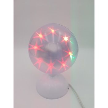 Glob disco cu joc de lumini, 23 cm Glob disco cu joc de lumini, 23 cm
