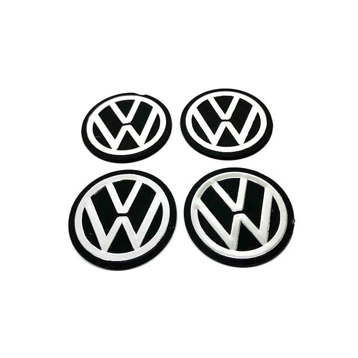 Комплект стикери метални капачки PBauto, за VW, 4 броя