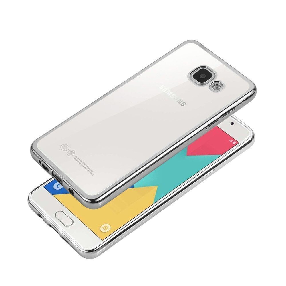 Husa Silicon TPU Plating argintiu Ultra Thin Galaxy A5 2016 - argintiu