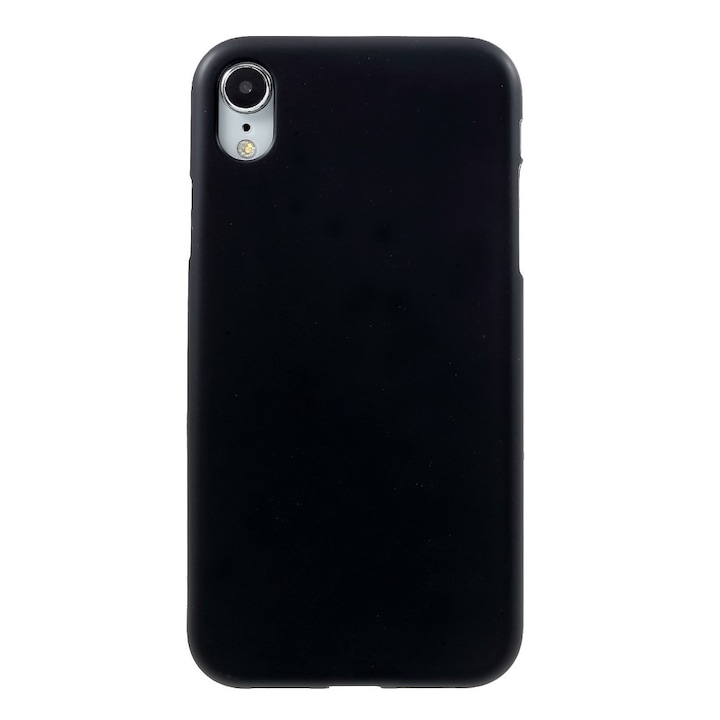 Husa compatibila iPhone XS MAX - Silicon TPU, Aspect Mat, Neagra