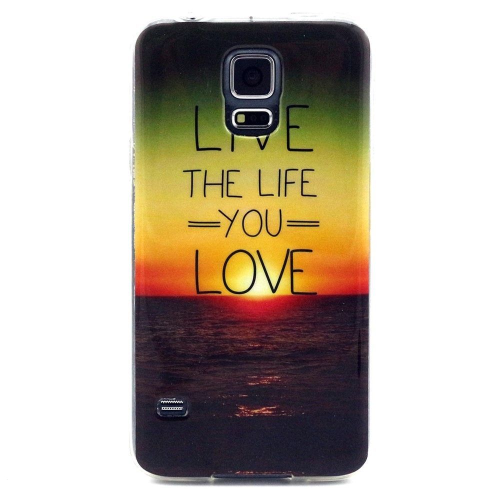 Husa TPU Live the Life Samsung Galaxy S5