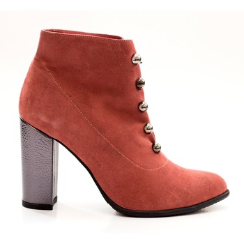 Ghete dama, Thea Visconti, cu butoni argintii, Roz, 37 Ghete dama, Thea Visconti, cu butoni argintii, Roz, 37