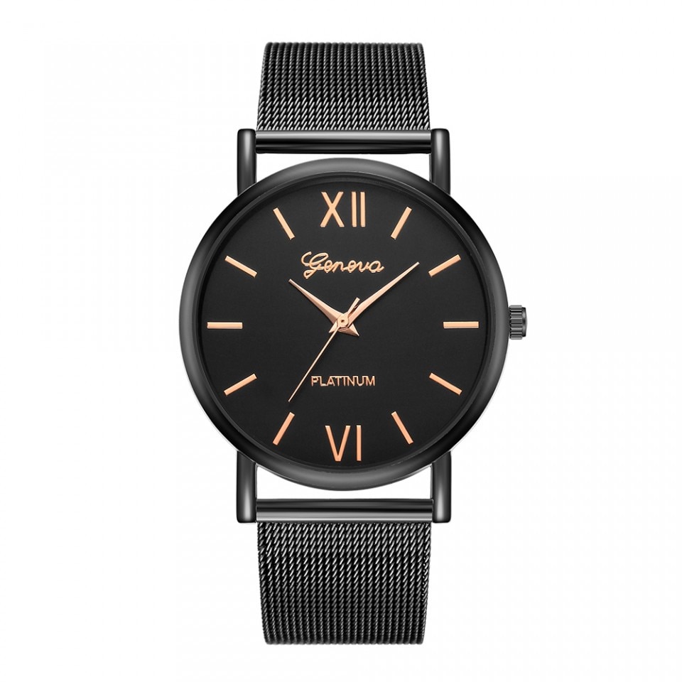 Ceas dama casual Geneva Dalenna, rose gold