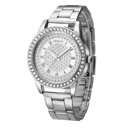 Ceas dama casual Geneva Yvonne, silver