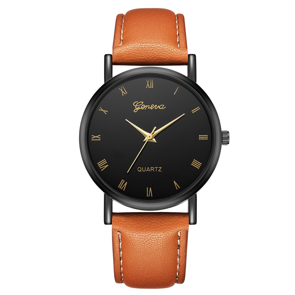 Ceas dama casual Geneva Lizzy, maro negru