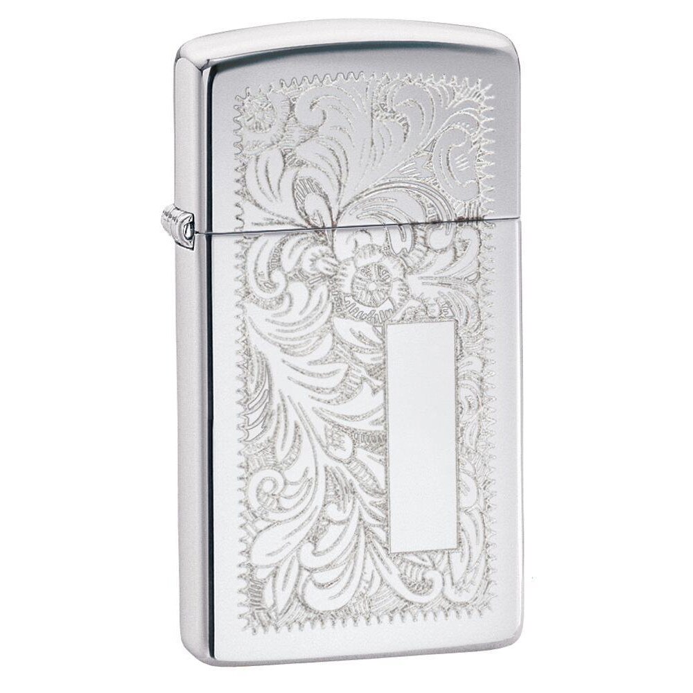 Bricheta Zippo High Polish Chrome Venetian Slim