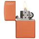 Bricheta Zippo Orange Matte Logo