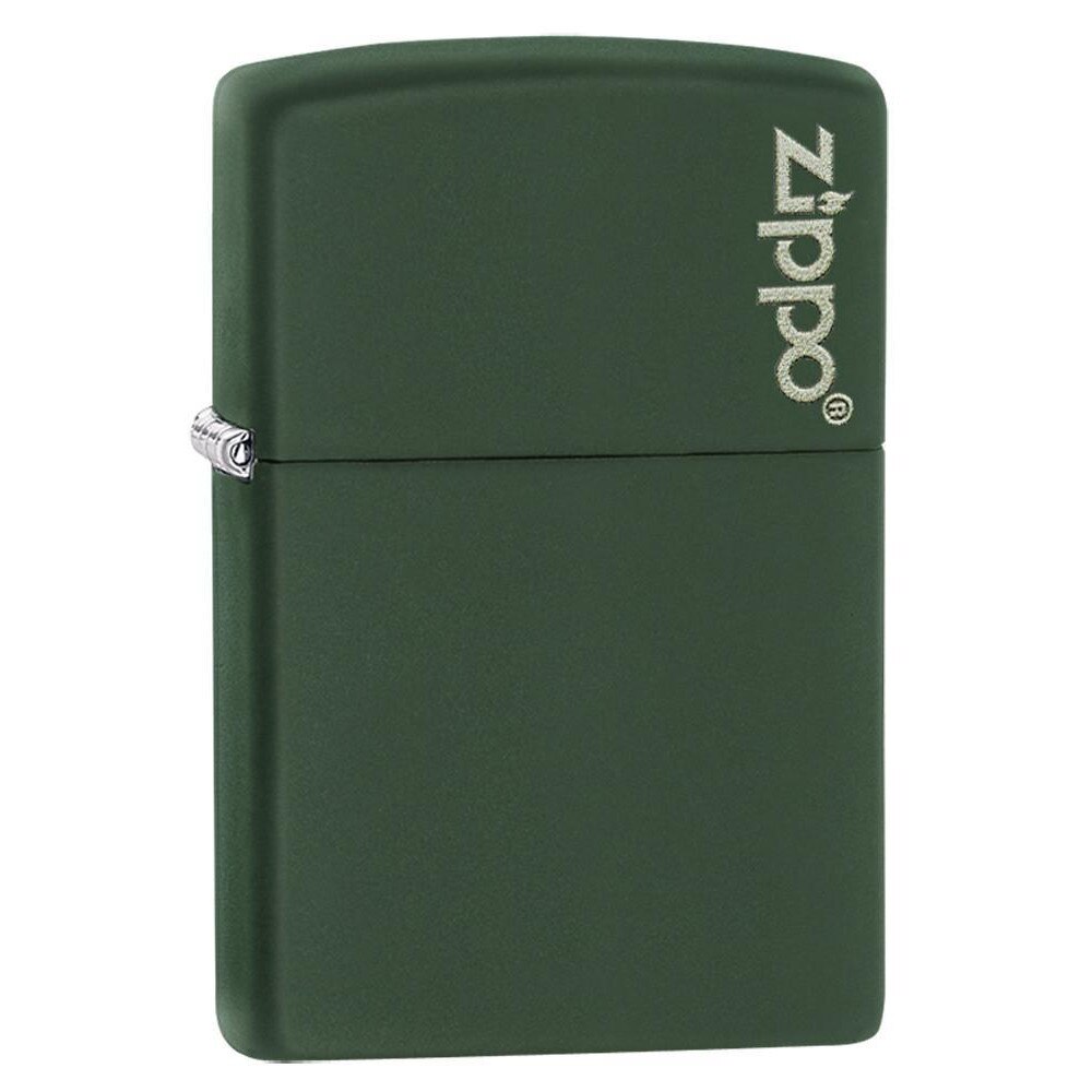 Bricheta Zippo Green Matte Logo