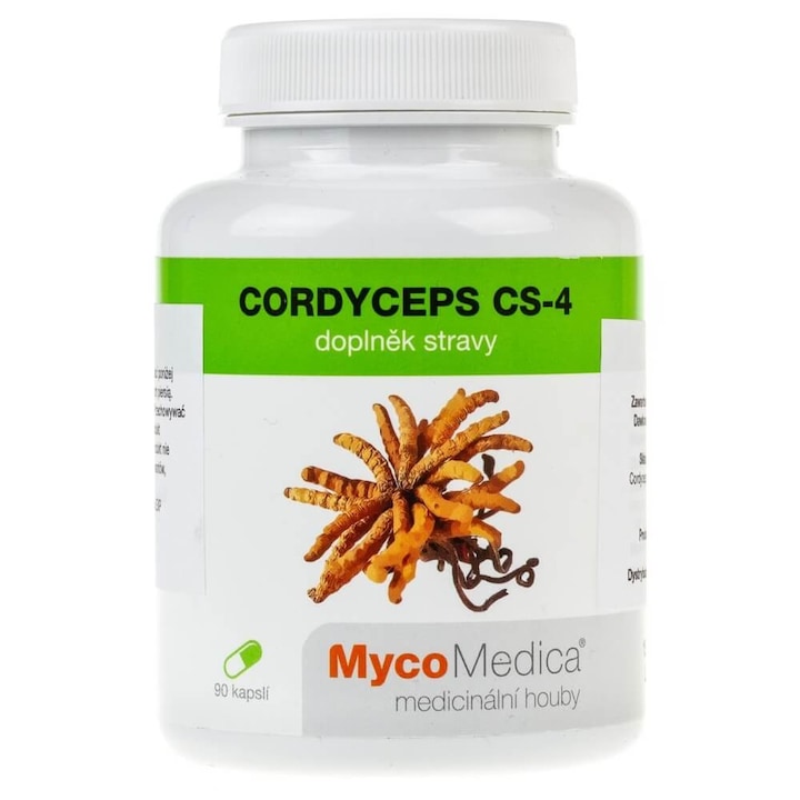 Supliment nutritiv Cordyceps CS-4, MycoMedica, 90 capsule