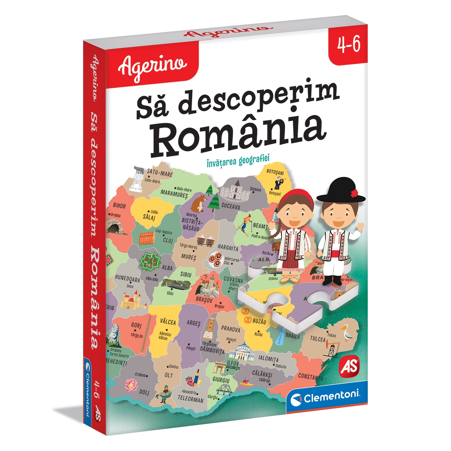 Joc Clementoni Agerino, Sa descoperim Romania