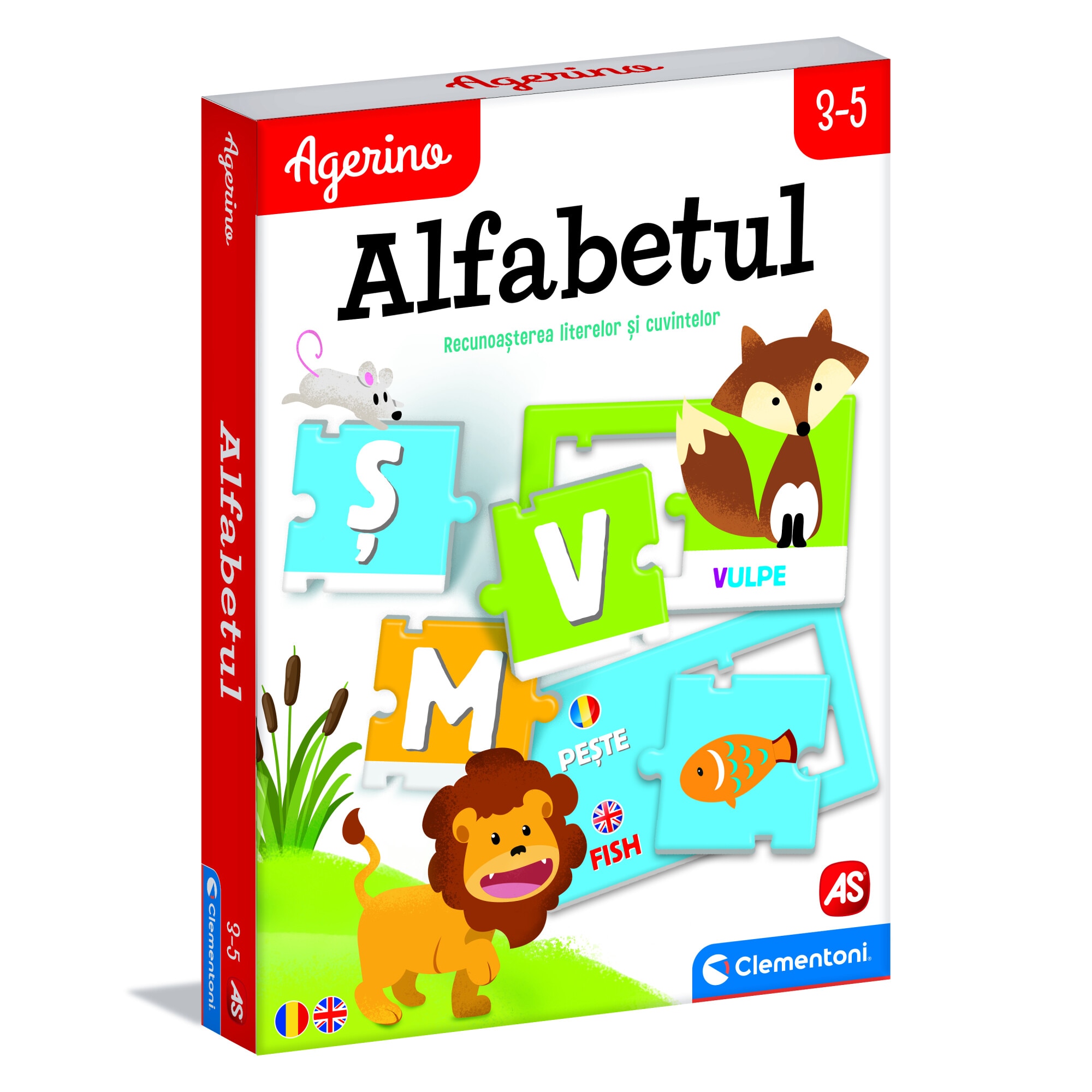 Joc Clementoni Agerino, Alfabetul
