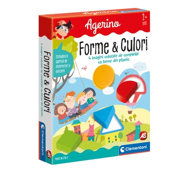 Joc Clementoni Agerino, Forme si culori Joc Clementoni Agerino, Forme si culori