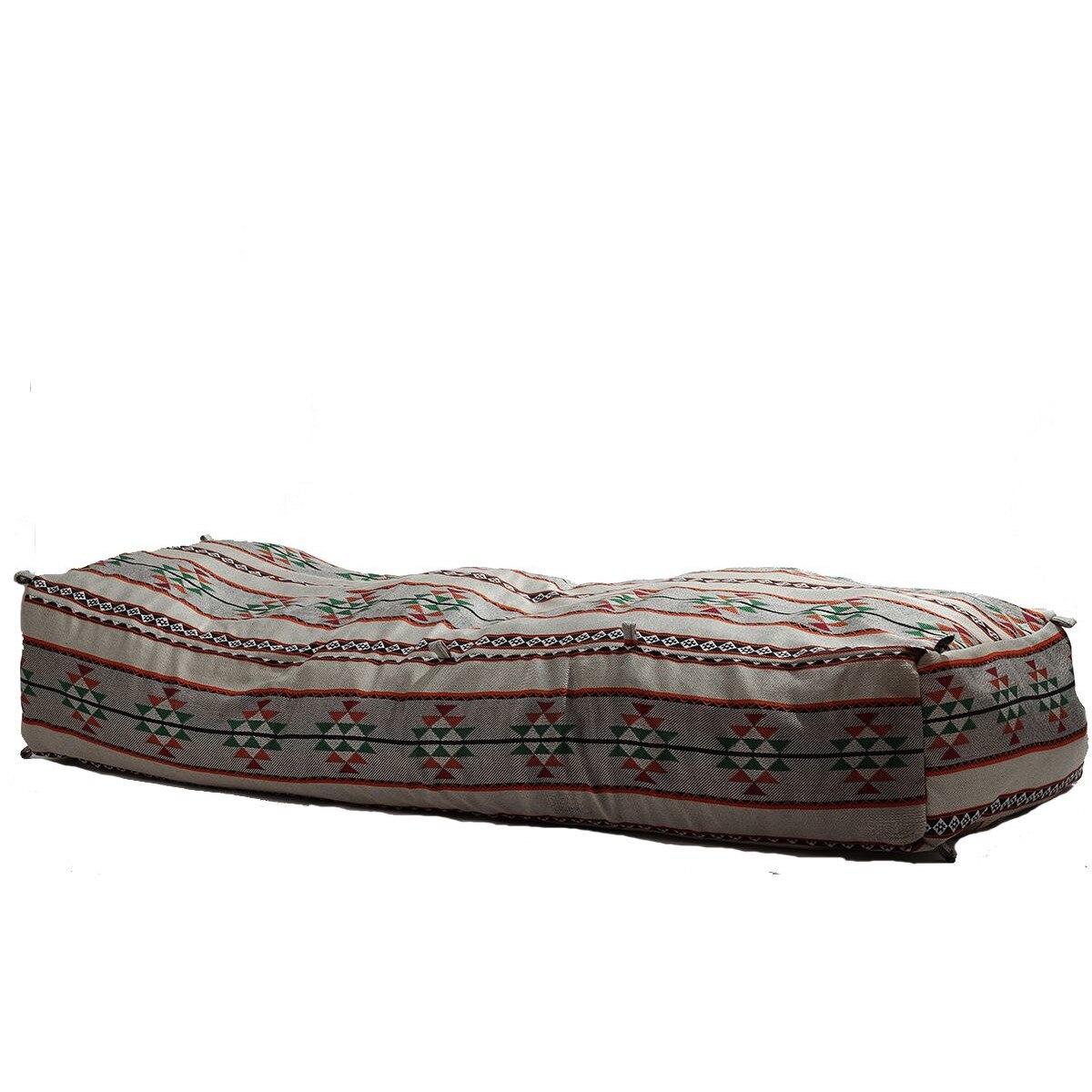 Fotoliu Pufrelax Yoga XL - Etno (Gama Premium) umplut cu fulgi de burete memory mix®