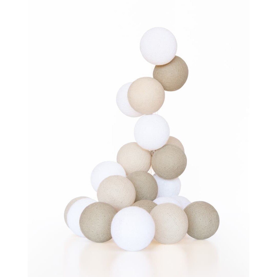 Cotton Ball Lights Gomblampa 35 Gombos Kremes Emag Hu