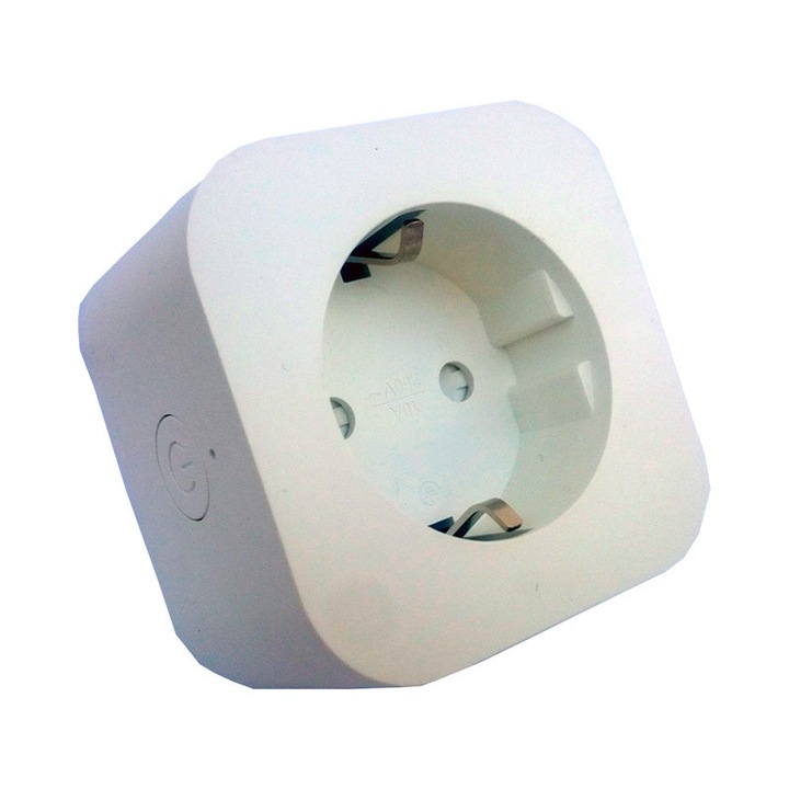 Смарт контакт ITplace 2200W, Бял, Интернет управляем