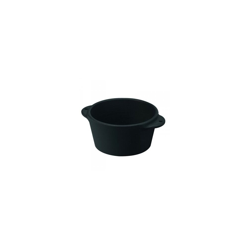 Bol fonta 8 cm souffle/sos, negru - LAVA