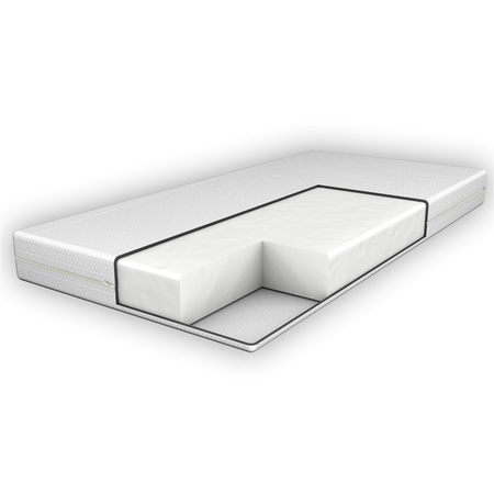 Saltea Kring Ortopedic Basic, 160x200 cm, H18 cm, husa cu fermoar