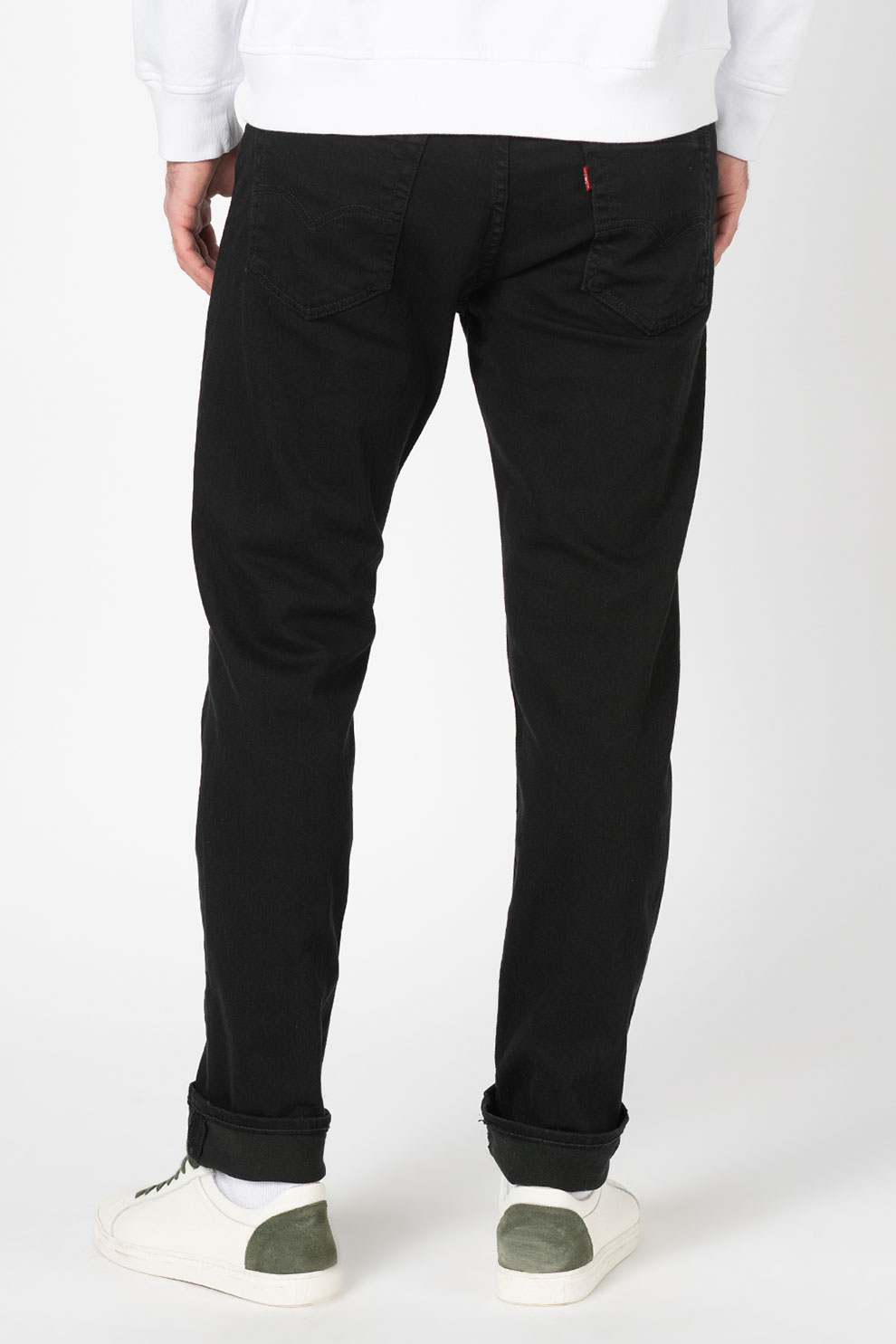 Levi's, Blugi conici 502™, Negru, W28-L32 - eMAG.ro