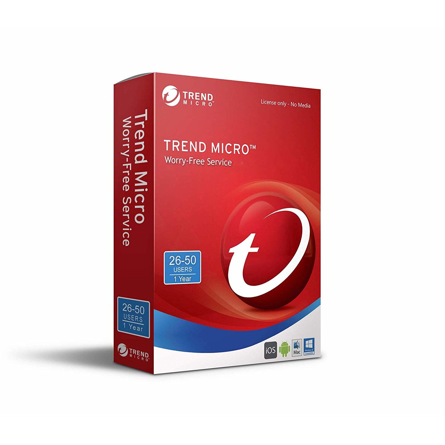  Trend Micro Worry Free Standard 25 User License 12 Months 