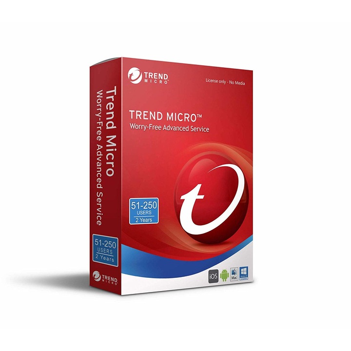 Антивирусна Trend Micro Worry-Free Services Advanced, 5 User License,12 months