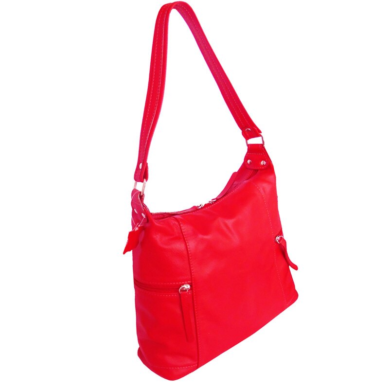 Poseta piele Diara, red